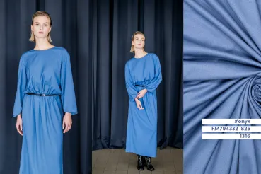Preview: Fibre Mood, Soft Twill, blau